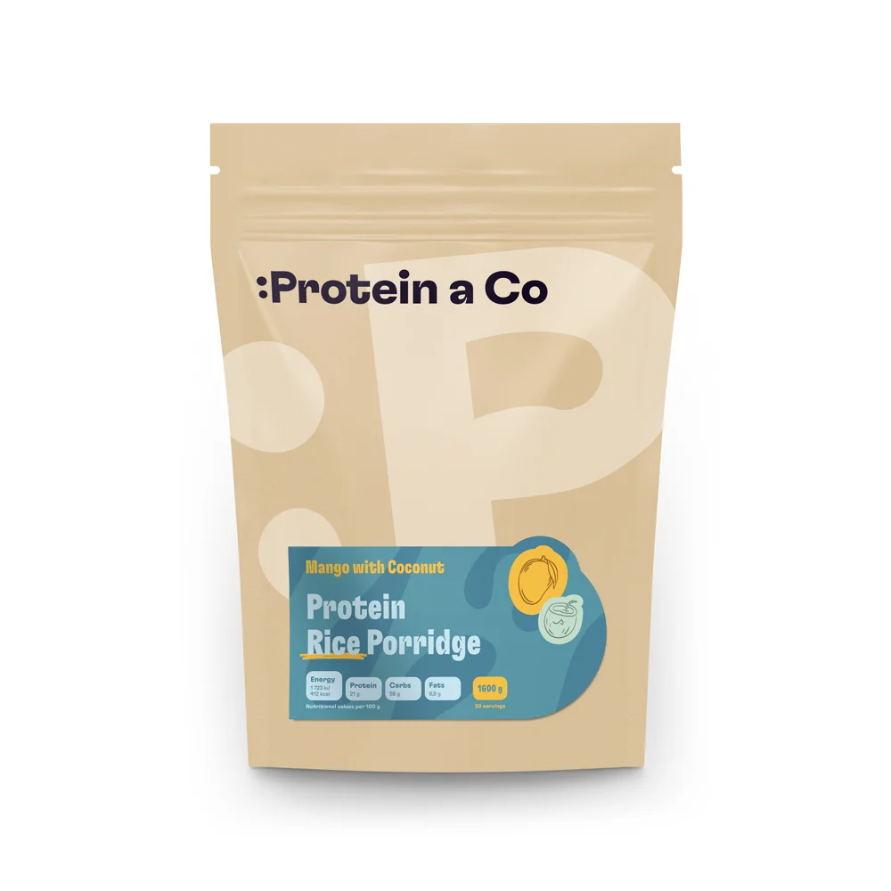 Protein a Co Proteinová rýžová kaše 1600 g Kokos