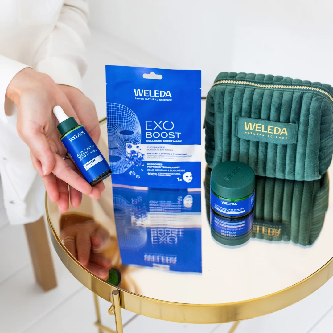 Weleda Blue Gentian Radiance Ritual dárkový set 3 ks