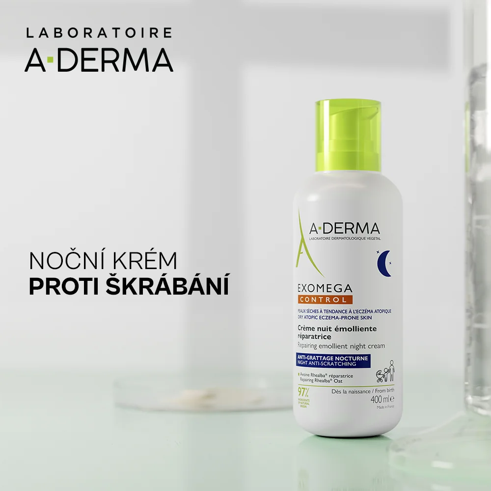 A-Derma Exomega Control Emolienční noční krém 400 ml