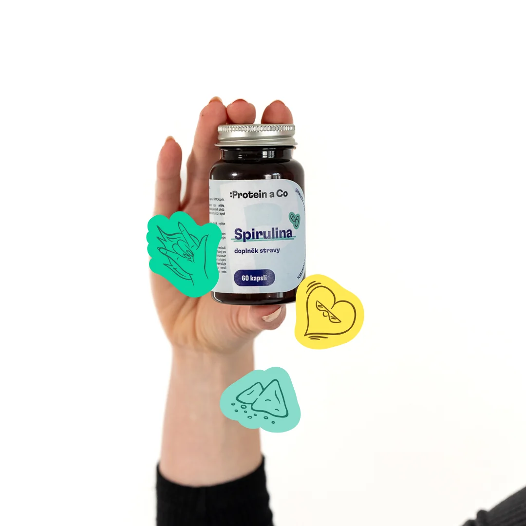 Protein a Co Spirulina – 60 kapslí