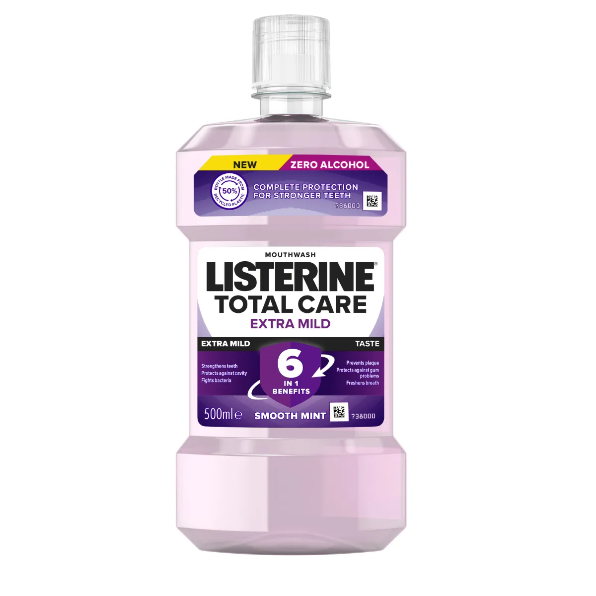 Listerine Extra Mild ústní voda 500 ml