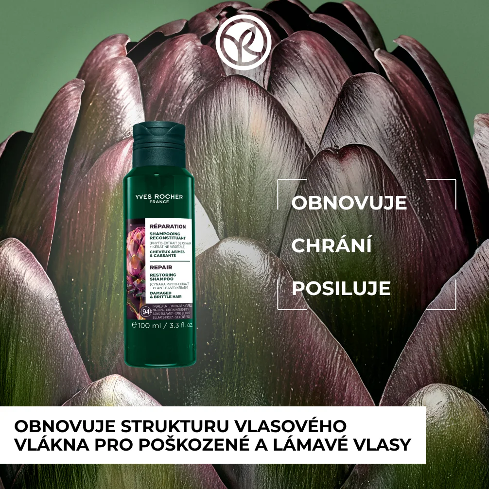 Yves Rocher Haircare Botanical Solutions Regenerační šampon 100 ml