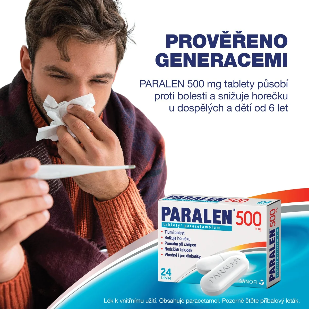 Paralen 500 mg 24 tablet