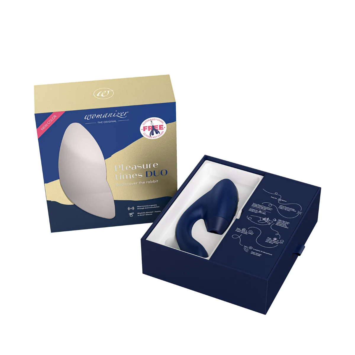 Womanizer Masážní strojek Duo bluberry