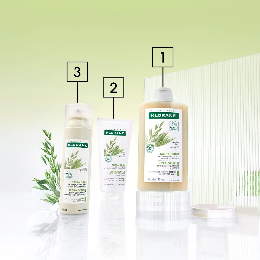 KLORANE Suchý šampon s ovsem a ceramidy 150 ml