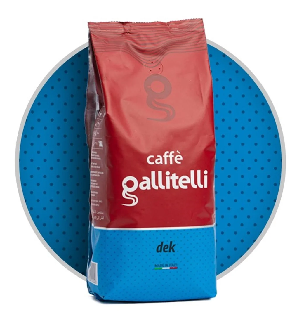 Caffe Gallitelli Dek 1 kg Bezkofeinová káva