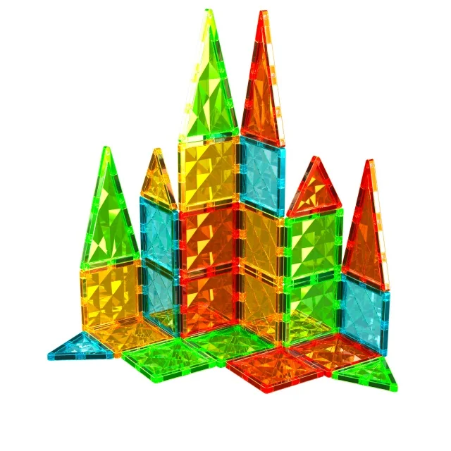 Geomag Magnetic Tiles magnetická stavebnice 60 dílků