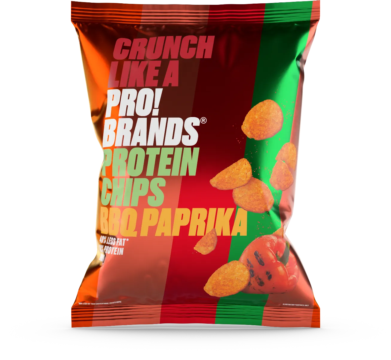 PRO!BRANDS Protein Chips BBQ/paprika