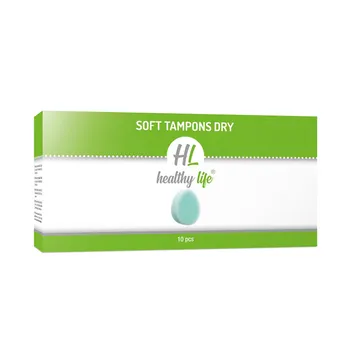 Healthy life Soft tampons Dry 10 ks