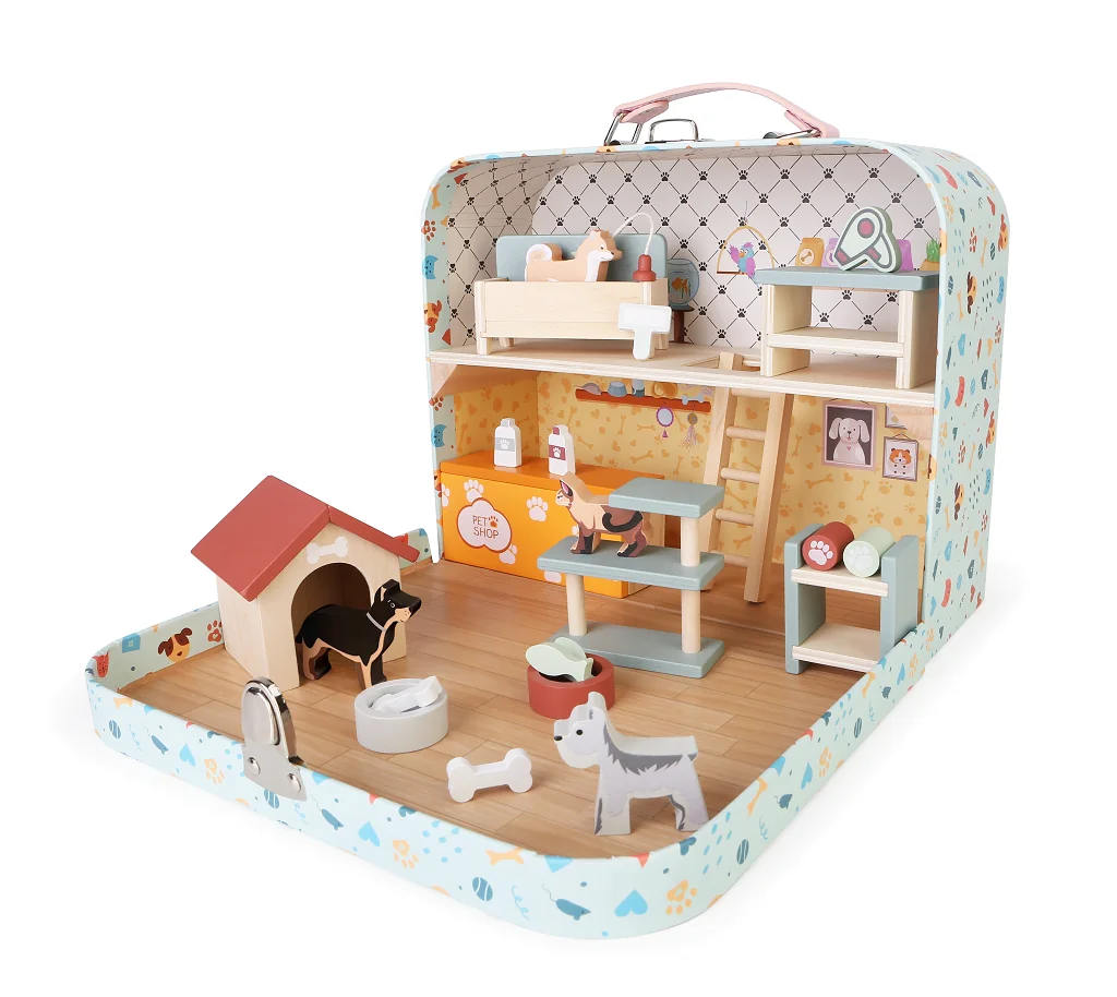 2Kids Toys Domeček pro mazlíčky v kufříku
