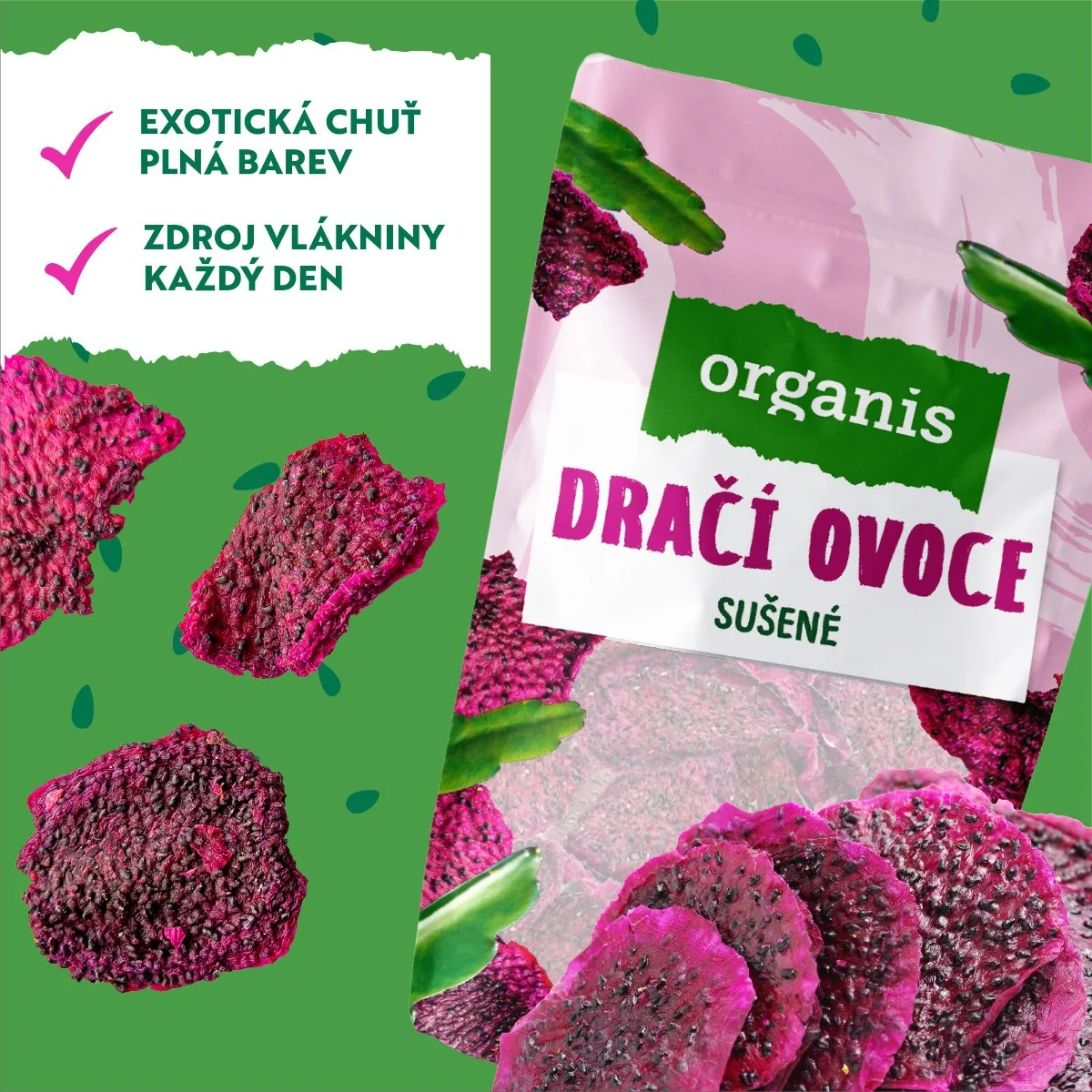 Organis Dračí ovoce sušené 250 g