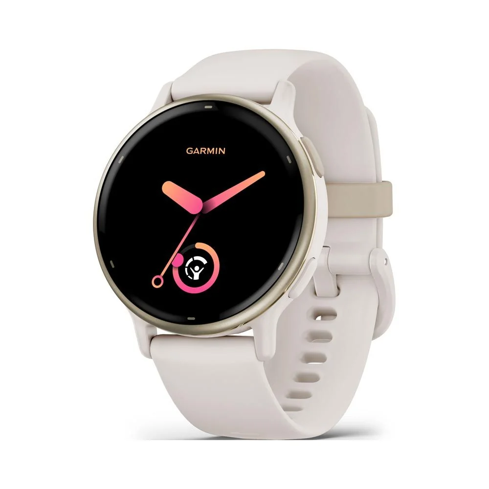 Garmin Vivoactive 5 chytré hodinky Ivory/Cream Gold