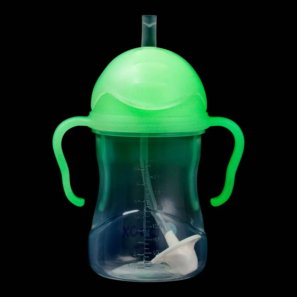 B.BOX Hrneček s brčkem - glow in the dark 240 ml