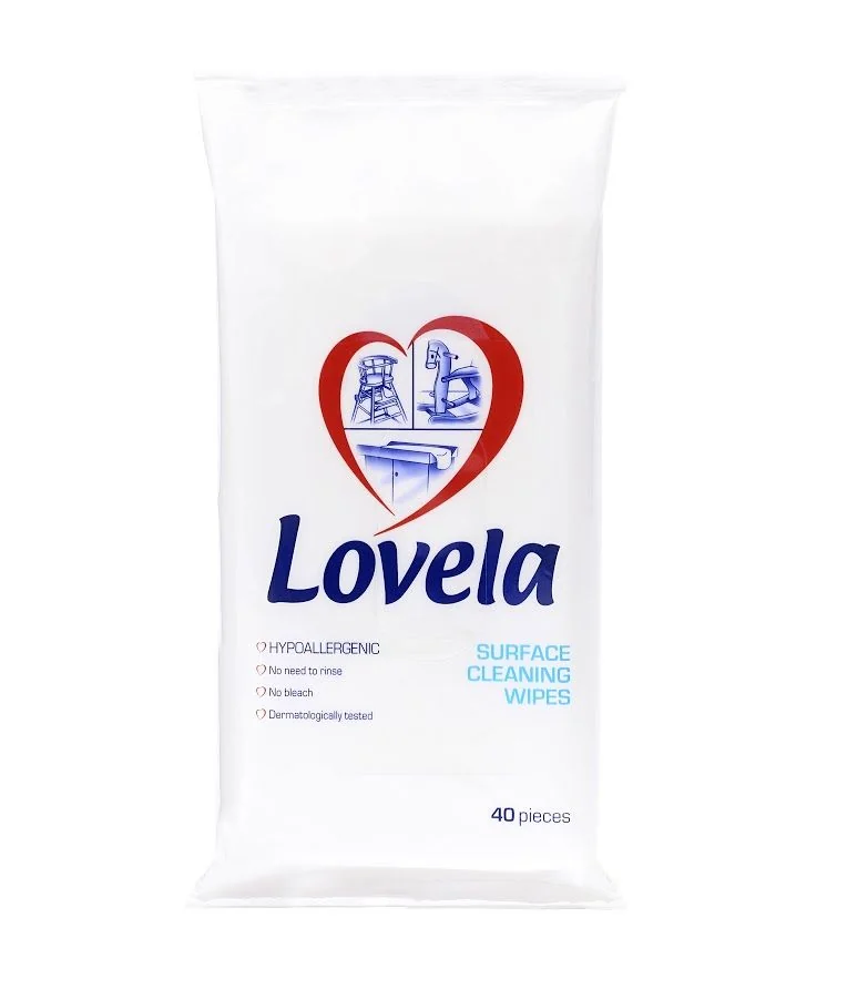 Lovela Čisticí ubrousky na povrchy 40 ks