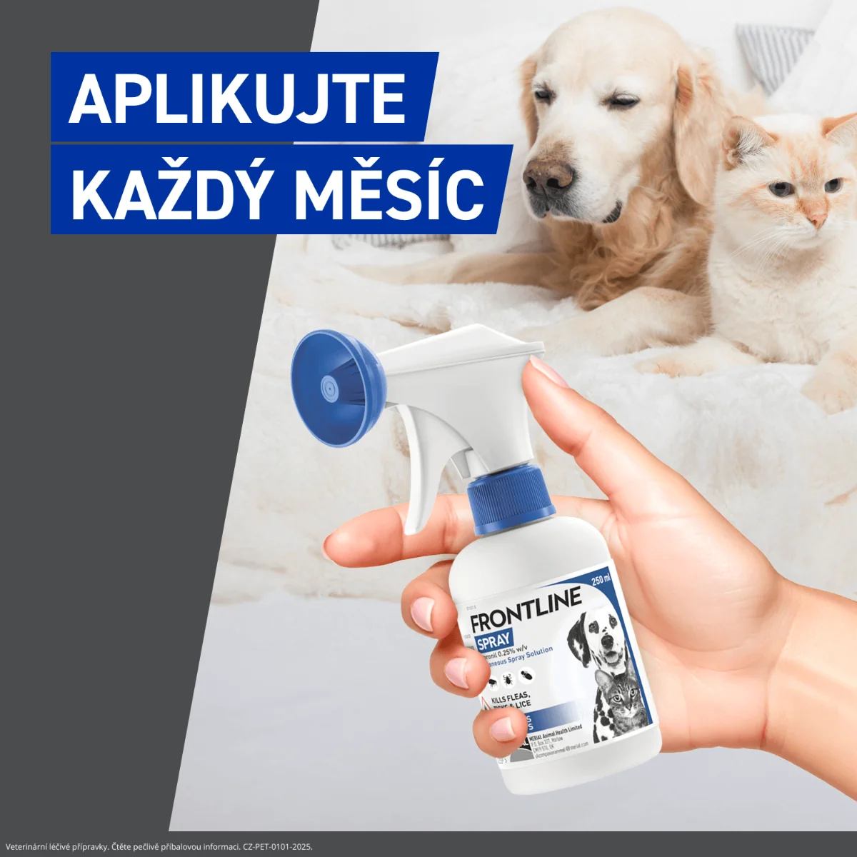 FRONTLINE SPRAY 2,5 mg/ml kožní sprej roztok 250 ml