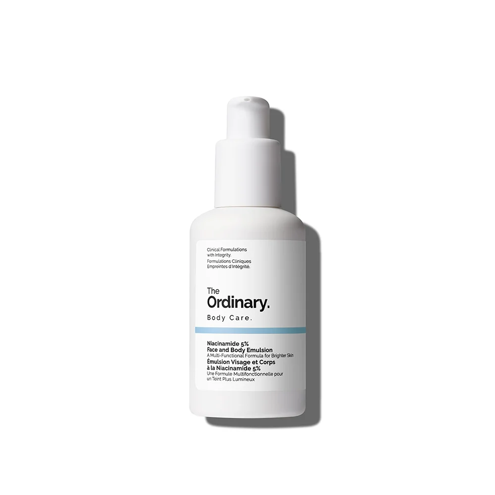 The Ordinary Niacinamide 5% Face & Body Emulsion hydratační emulze proti tmavým skvrnám 100 ml