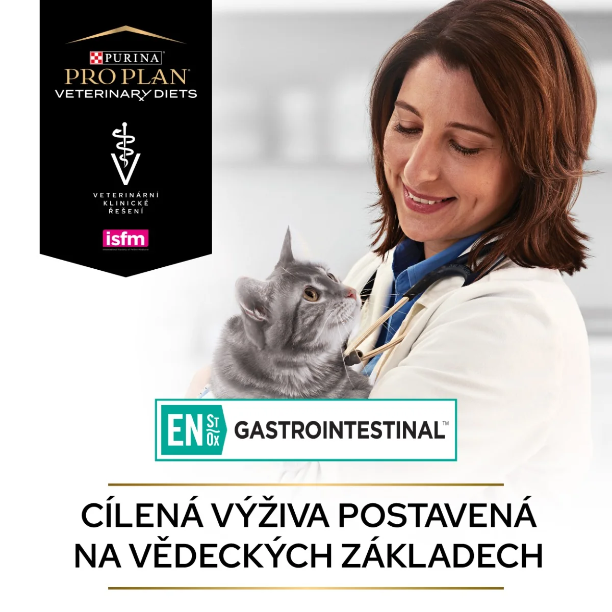 Purina Pro Plan Veterinární diety EN Gastrointestinal kapsičky pro kočky kuře 10x85 g