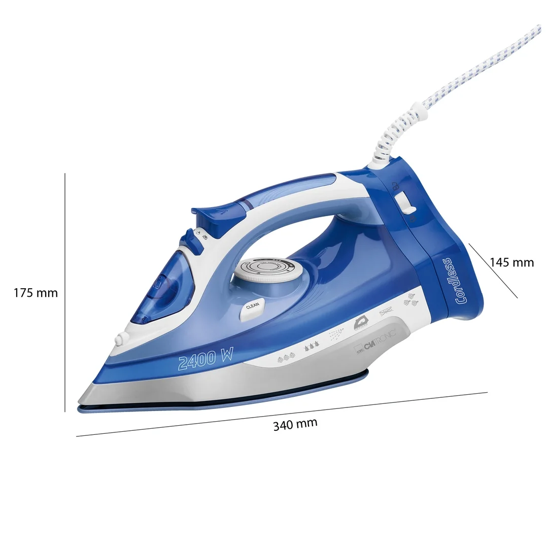CLATRONIC DB 3706 napař.bezkab.žehlička