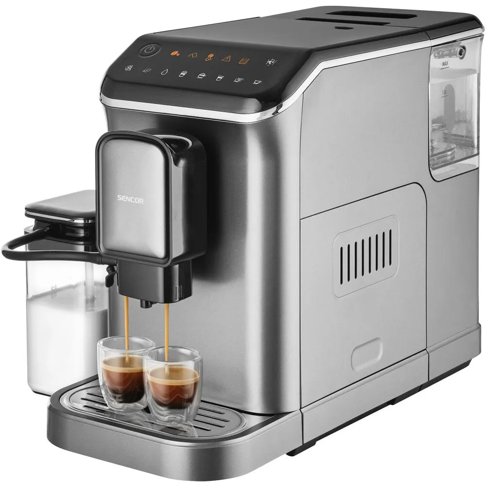 SENCOR SES 8000BK Espresso automatický kávovar černý/stříbrný