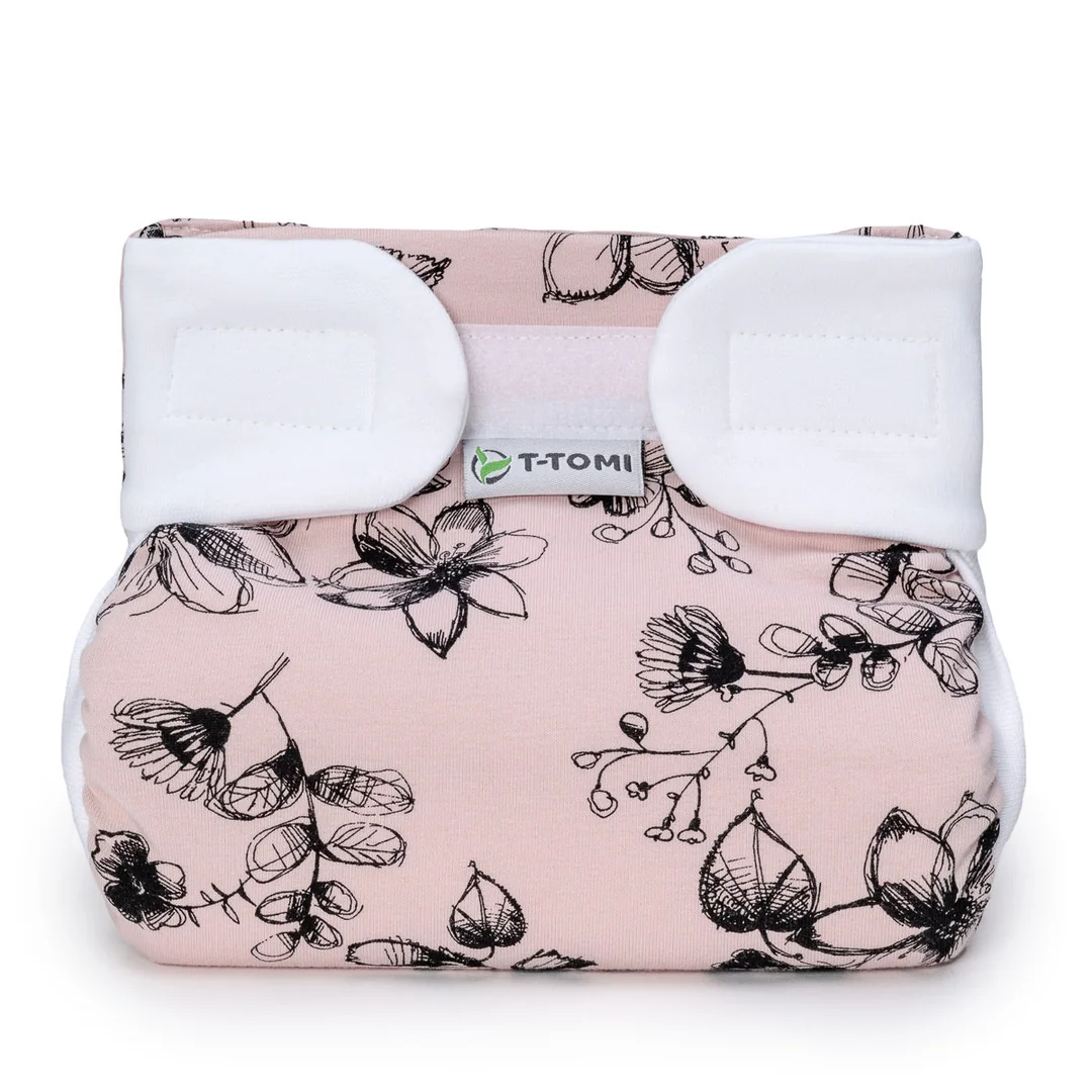 T-tomi Ortopedické abdukční kalhotky - suchý zip Flowers (5-9kg)