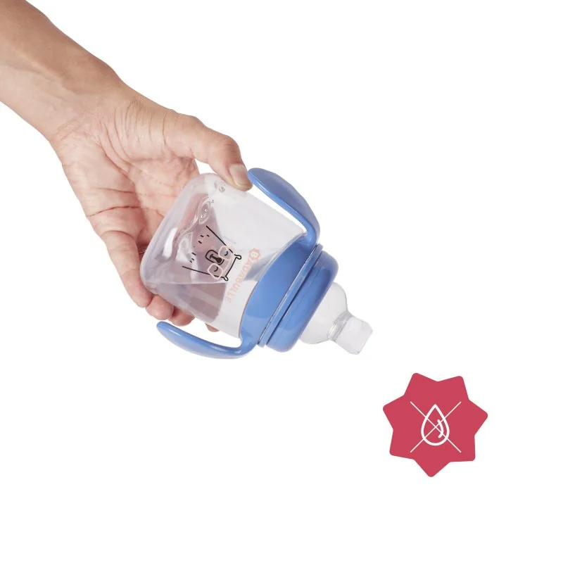 Badabulle nekapající hrníček s úchyty 180ml 2ks