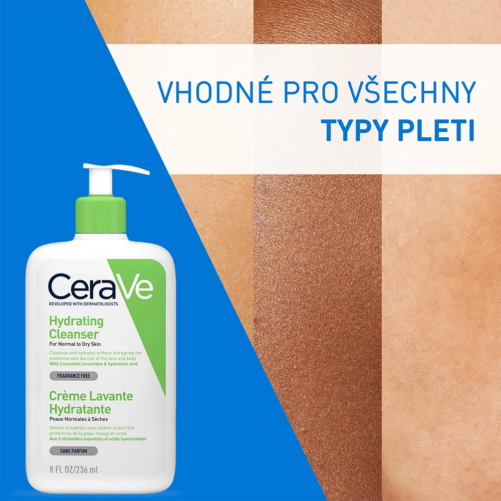 CeraVe Hydratační čisticí emulze 236 ml