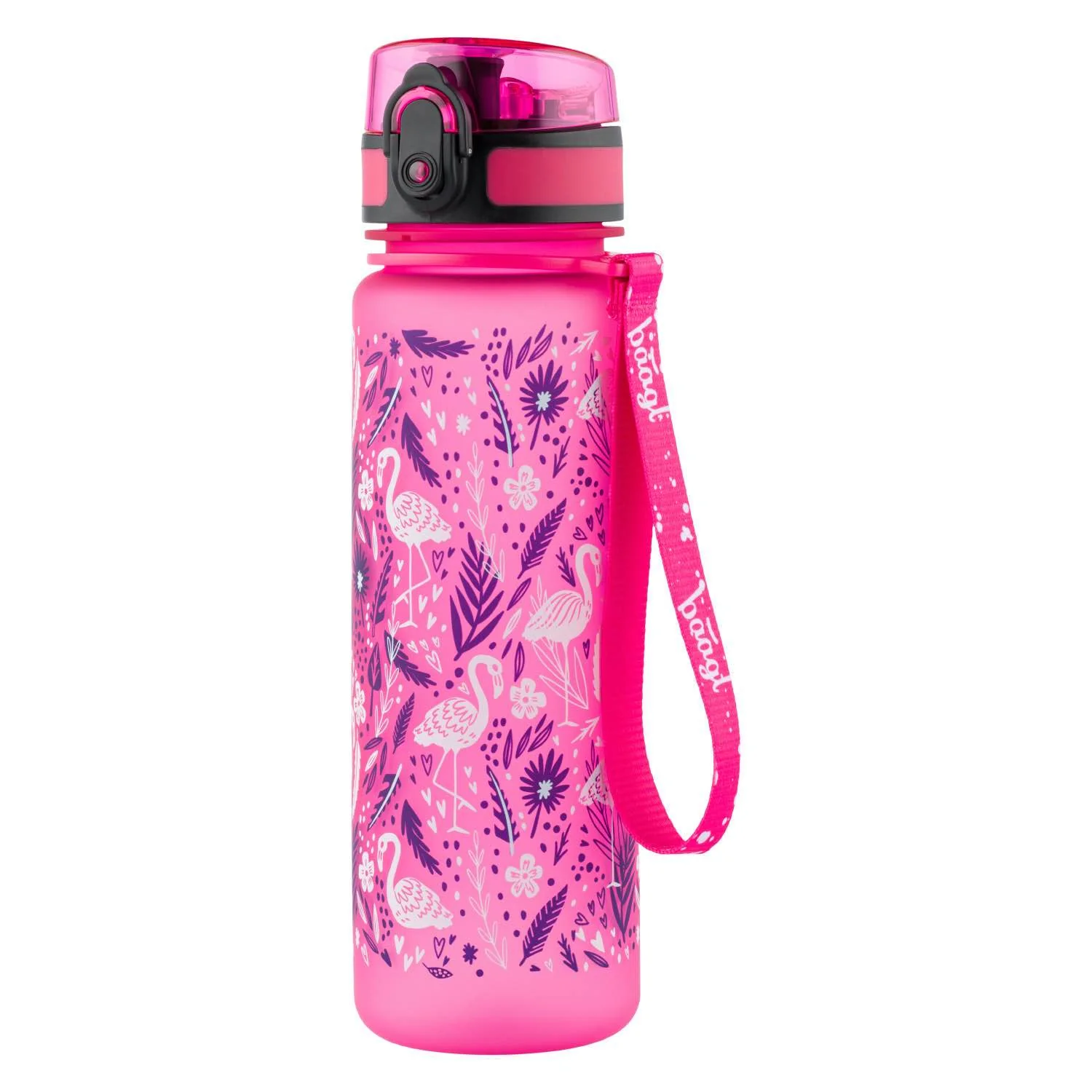 Baagl Tritanová láhev na pití Flamingo, 500 ml