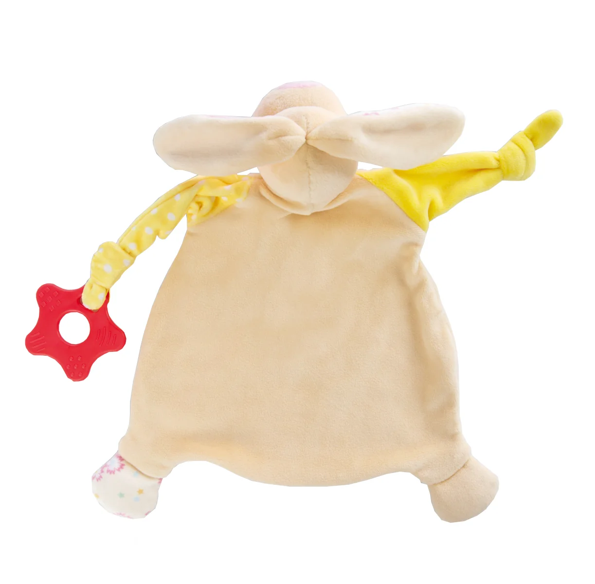 Nici Muchláček Králíček s kousátkem a úchytkou na dudlík 25x25cm