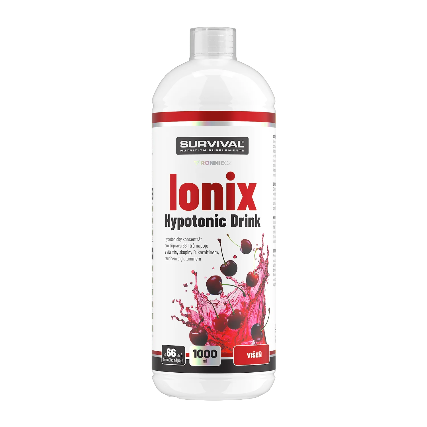 Survival Ionix Hypotonic Drink 1000 ml višeň