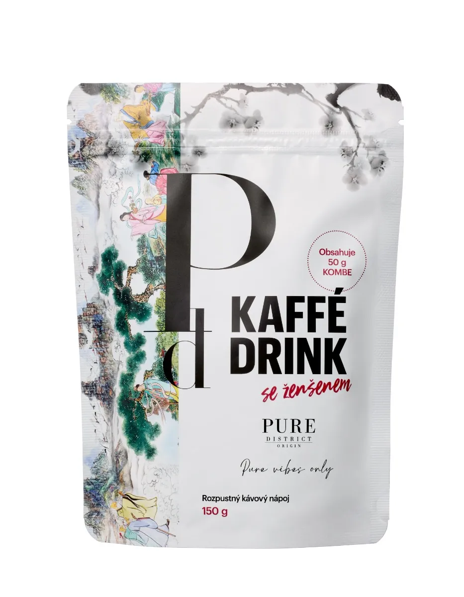 Pure District Kaffé Drink se ženšenem 150 g