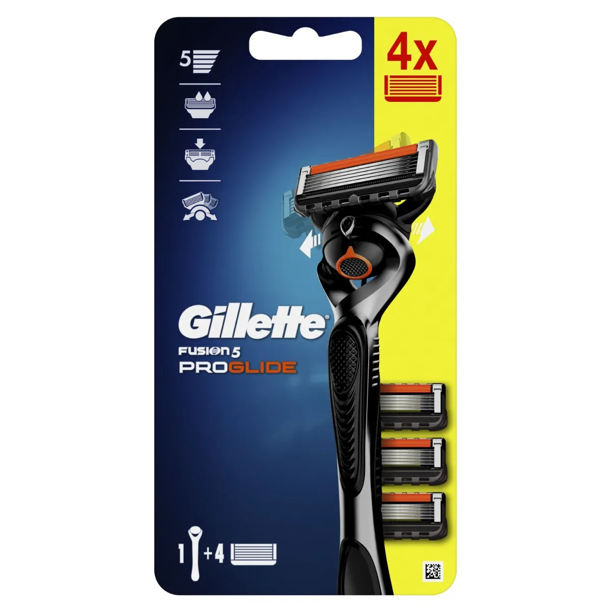 Gillette Fusion5 ProGlide pánský holicí strojek + 4 hlavice