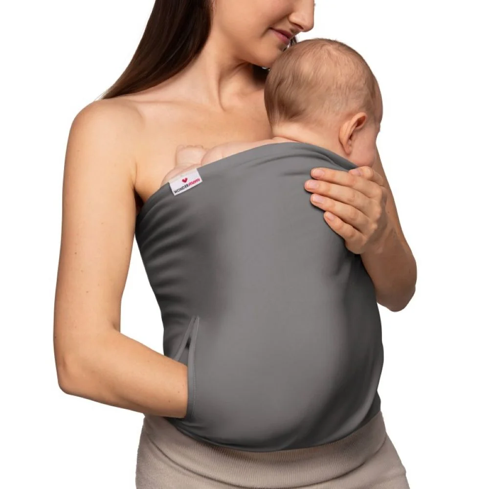 Wondermom Bonding Band Skin to Skin 1 ks Grey