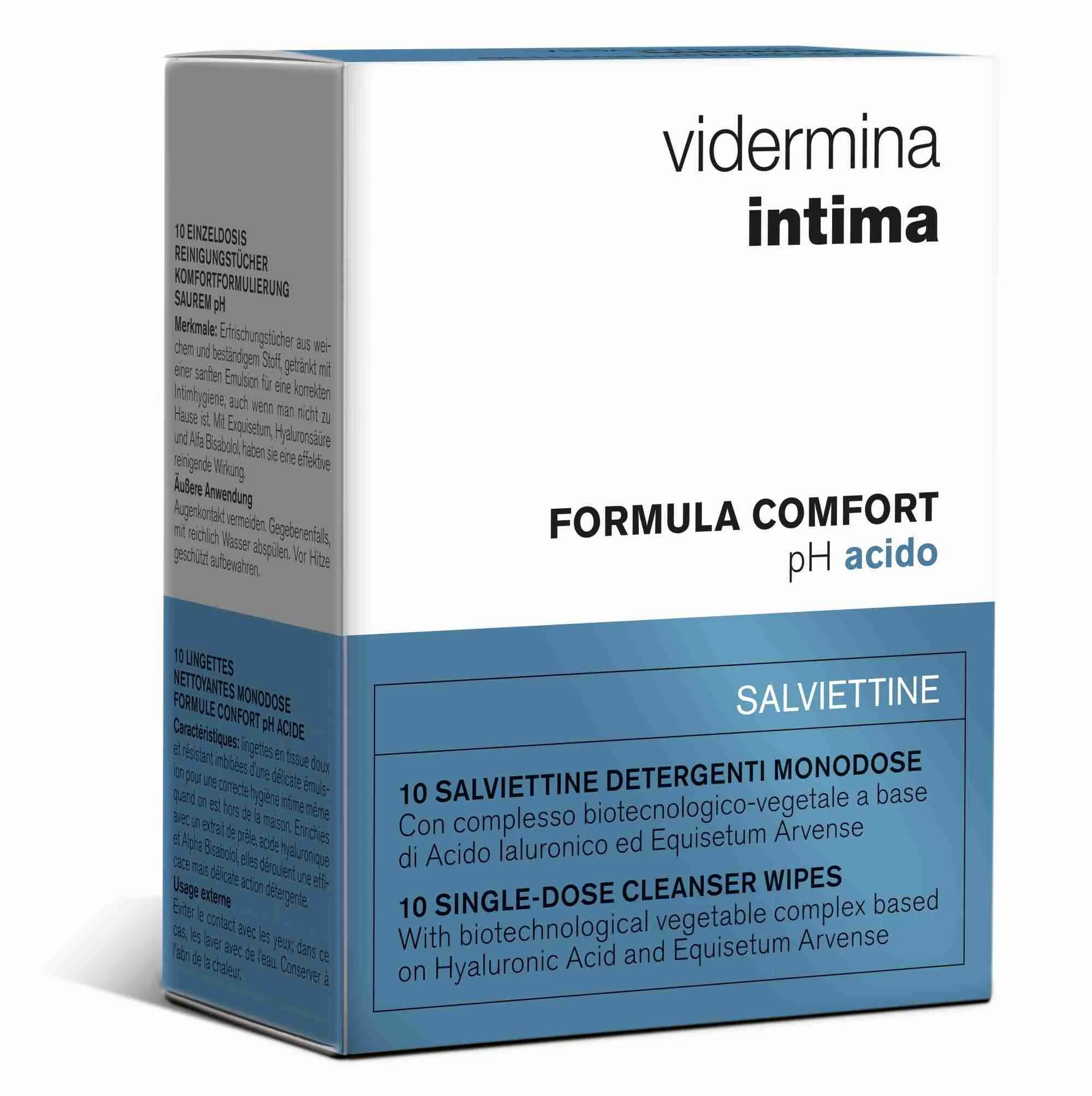 Vidermina Intima intimní hydratační čistící ubrousky 10 ks