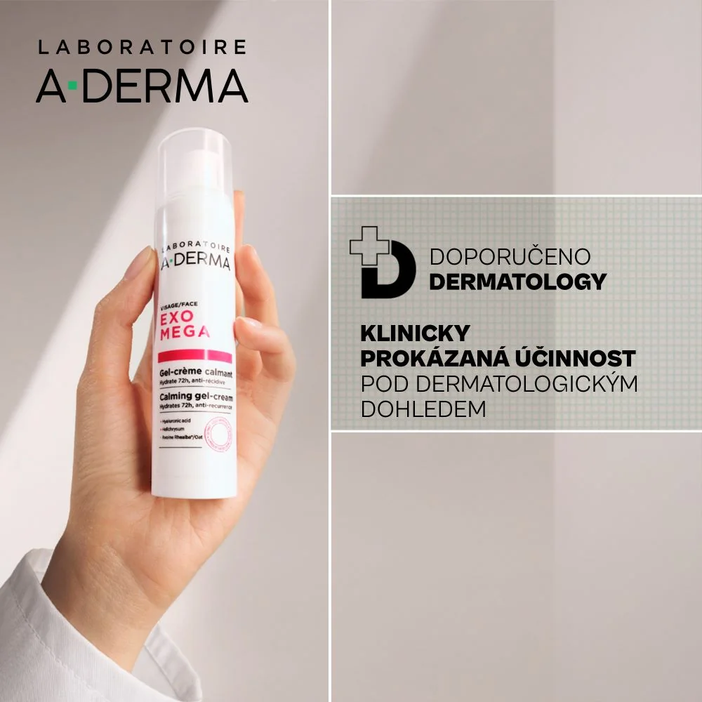 A-Derma Exomega Zklidňující gel-krém 40 ml