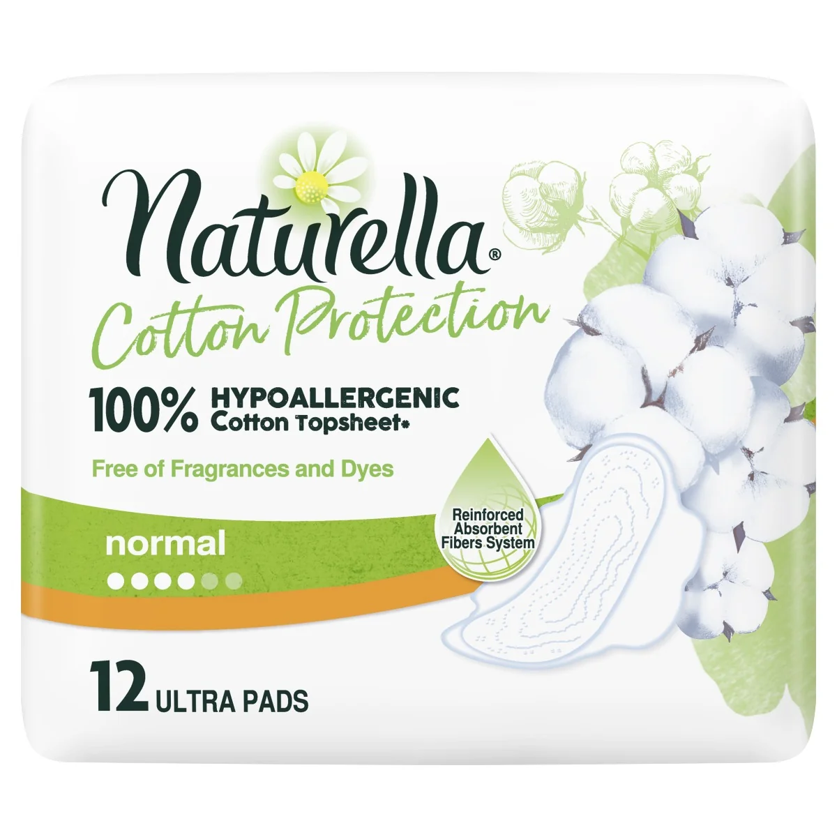 Naturella Cotton Normal vložky 12 ks