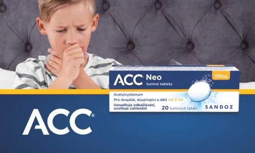 ACC® NEO 100 mg uleví vašemu dítěti od vlhkého kašle