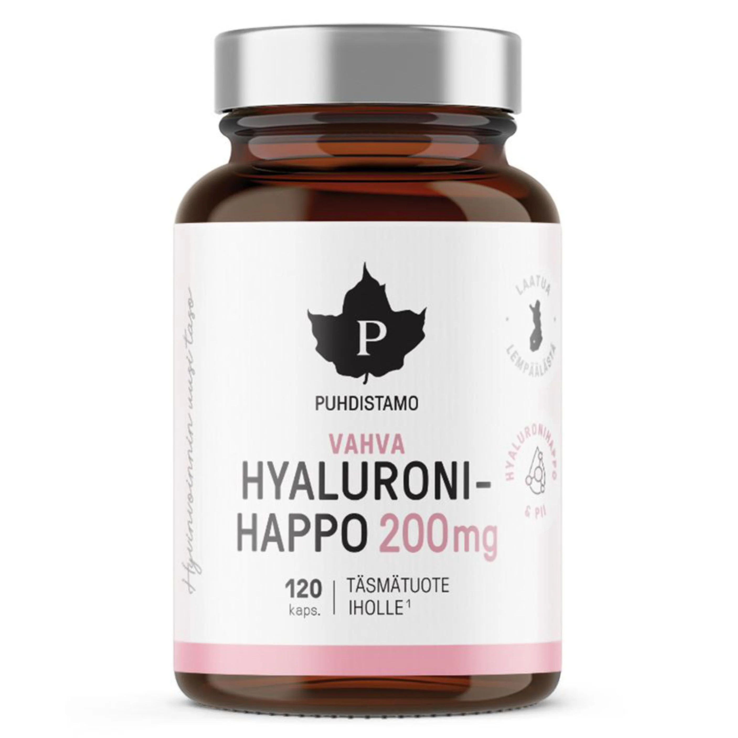 Puhdistamo Hyaluronic Acid 200 mg 120 kapslí