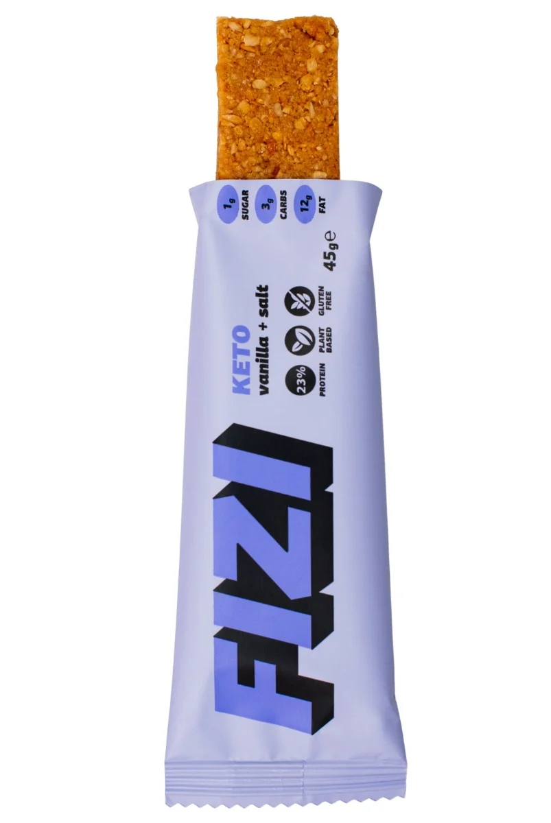 FIZI LLC Keto proteinová tyčinka vanilka + sůl 45 g