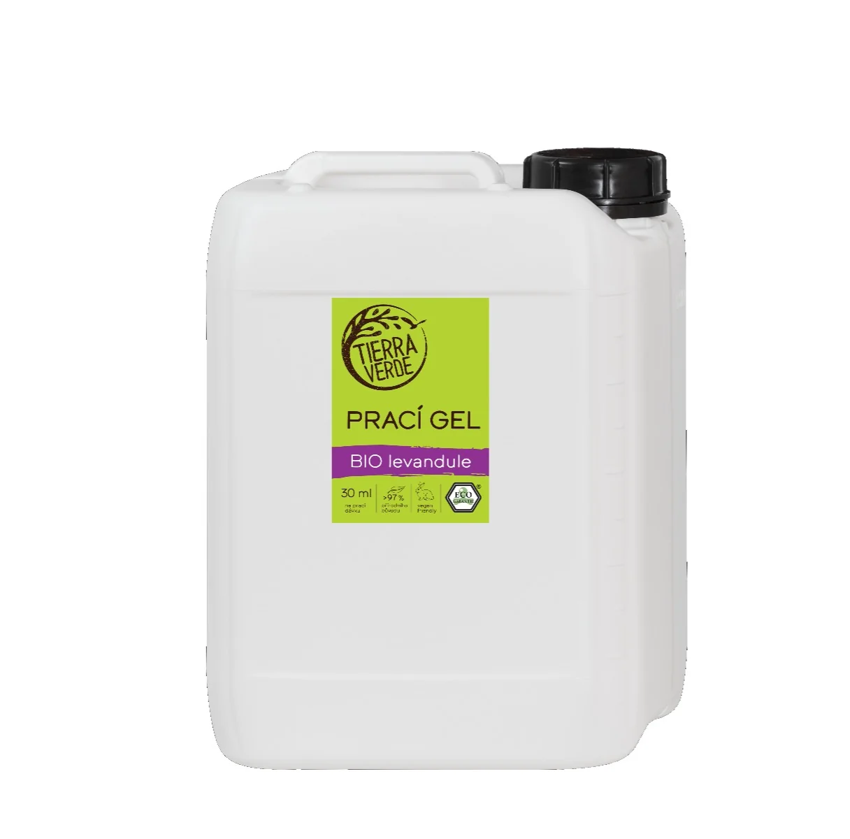 Tierra Verde Prací gel Bio Levandule 5 l