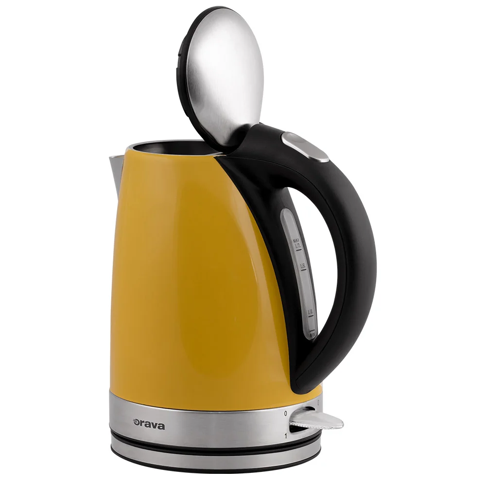 Orava Nerezová varná konvice 1,7 l, žlutá