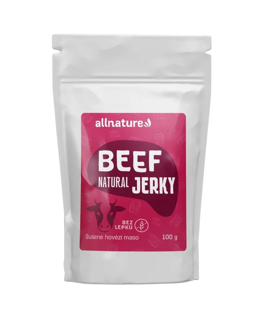 Allnature BEEF Natural Jerky sušené hovězí maso 100 g