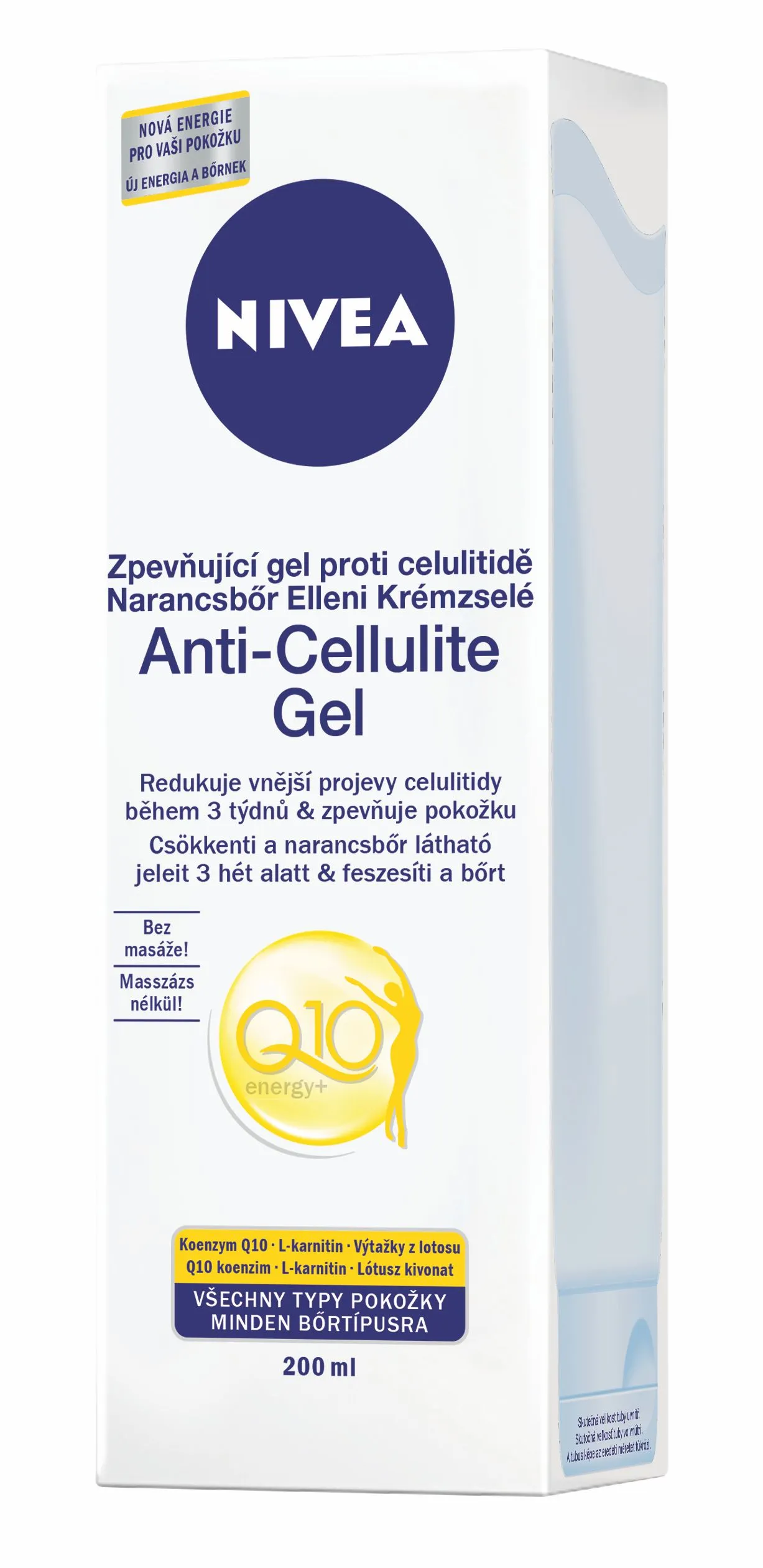 Nivea Zpevňující gel proti celulitidě Q10 200 ml