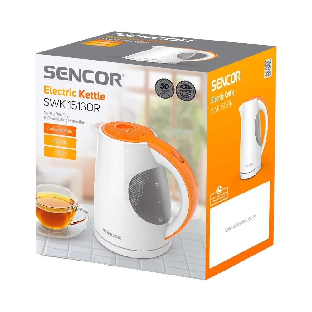 SENCOR SWK 1513OR rychlovarná konvice
