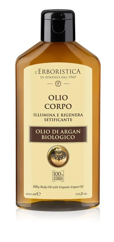 Erboristica Tělový olej regenerační s arganovým olejem 200 ml