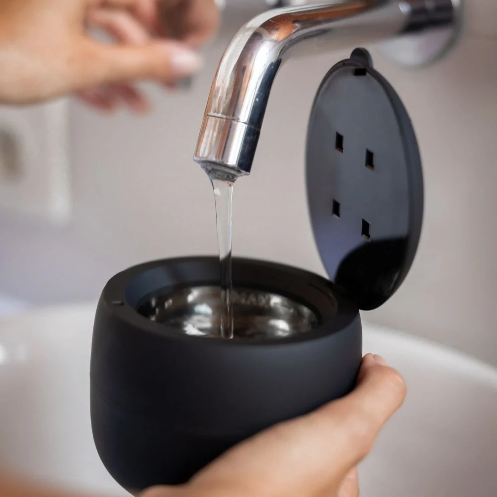 PURO Purifier M ultrazvuková čistička na rovnátka a náhrady černá