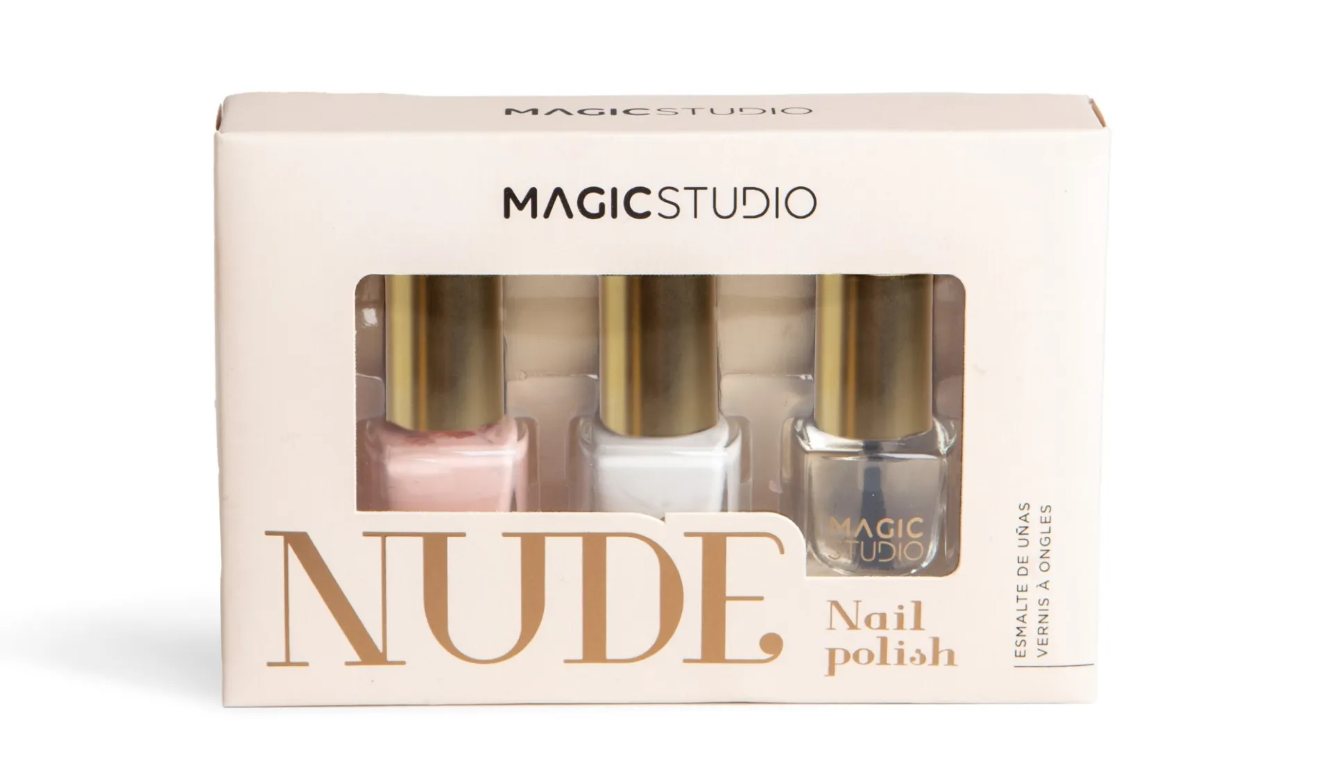 Magic Studio Nude sada laků na nehty 3x6 ml