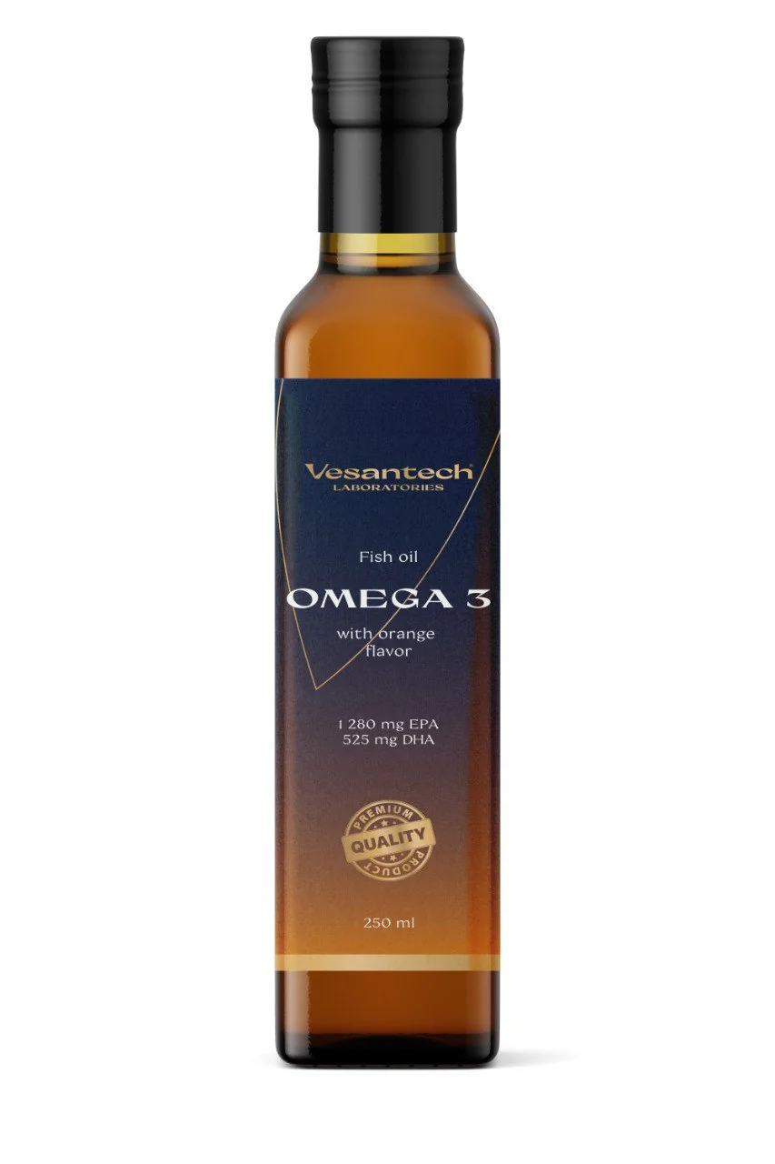 Zdravý svet Vesantech Omega 3 Rybí olej 250 ml
