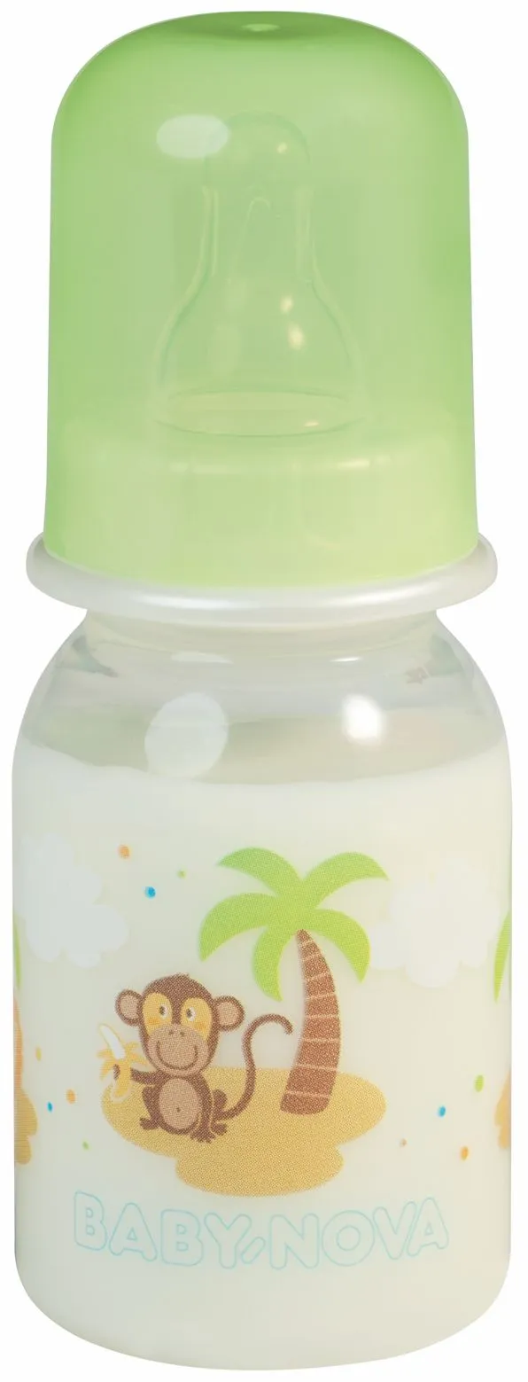 Baby Nova Lahev plastová s potiskem 125 ml 1 ks