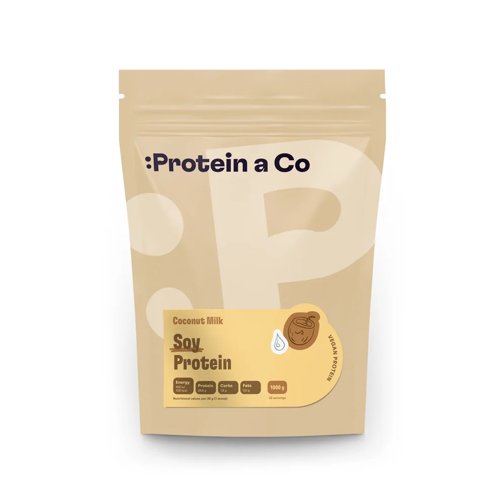 Protein a Co Sójový protein - ochucený 1 kg, Coconut milk