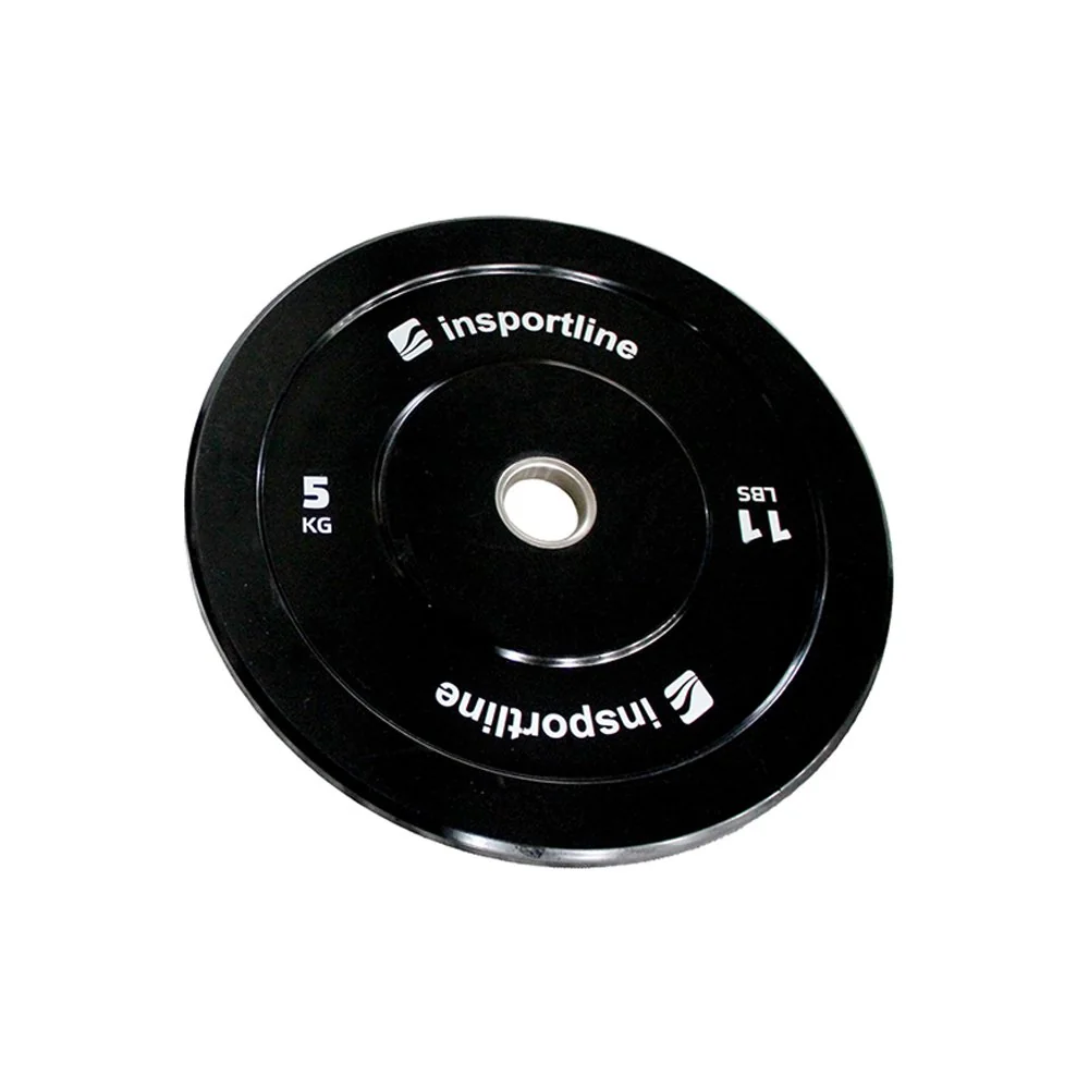 inSPORTline Gumový kotouč Bumper Plate Lite 5 kg 50 mm